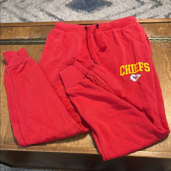 NFL Red Kansas City Chiefs Sweatpants - Picture 1 of 6